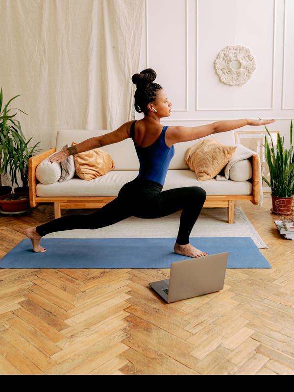 Instructor demonstrating a gentle movement